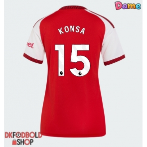 Arsenal Ezri Konsa #15 Hjemmebanetrøje Dame 2026-27 Kort ærmer Arsenal Ezri Konsa #15 Hjemmebanetrøje Dame 2026-27 Kort ærmer